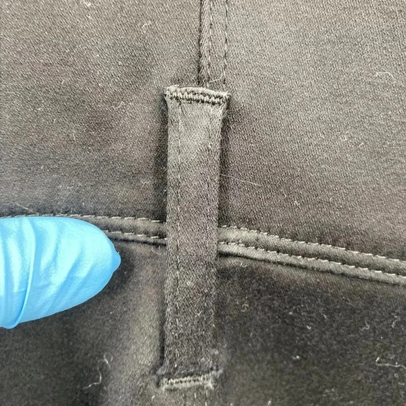 Burberry London Authenticated Black Cotton Blend Womens Pea Coat Size 8 - Picture 12 of 16